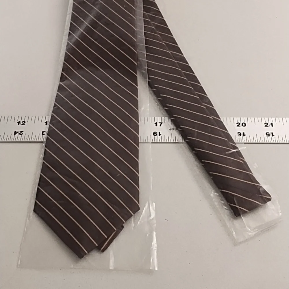 Parksdern Washable Pure Silk Tie Brown Tan New Without Tags